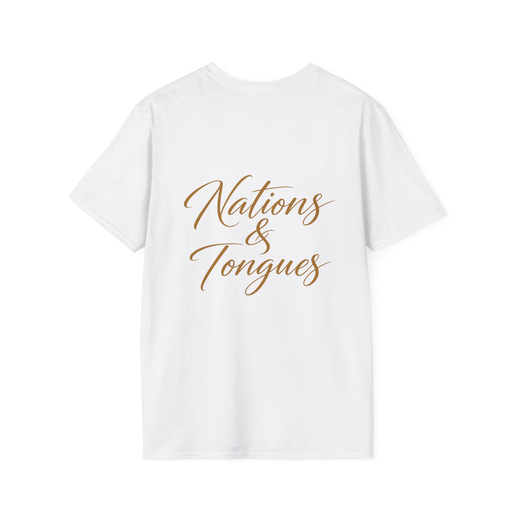 Jesus Nations & Tongues T-Shirt — Revelation 7:9 Multicultural Faith Tee