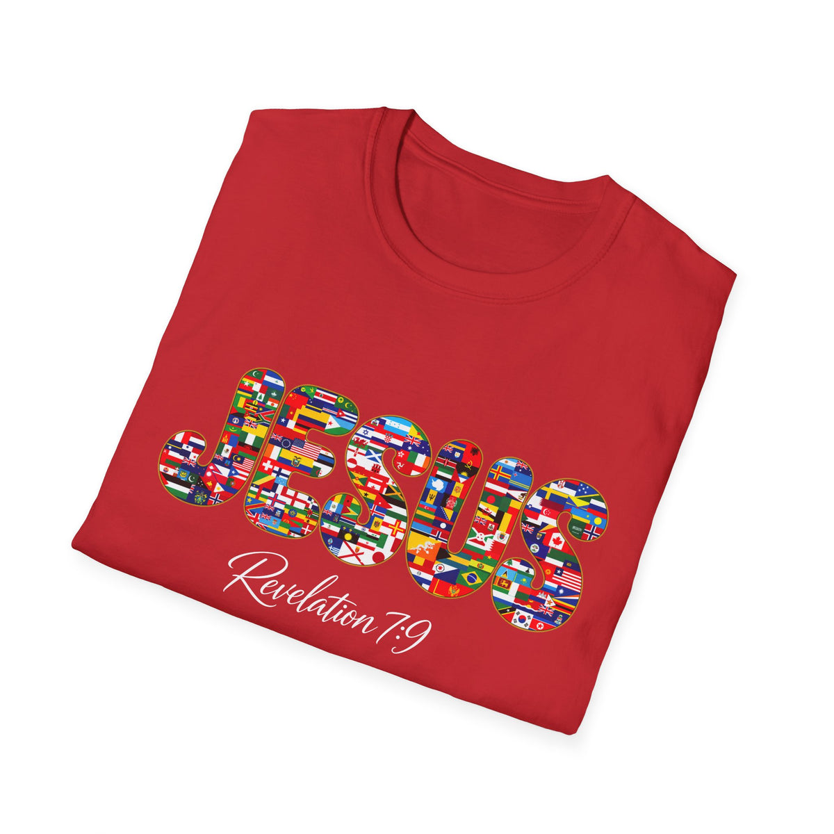 Jesus Nations & Tongues T-Shirt — Revelation 7:9 Multicultural Faith Tee