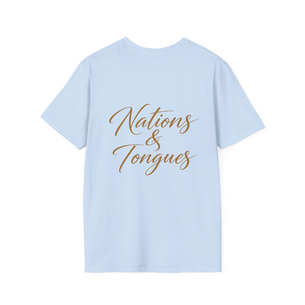 Jesus Nations & Tongues T-Shirt — Revelation 7:9 Multicultural Faith Tee