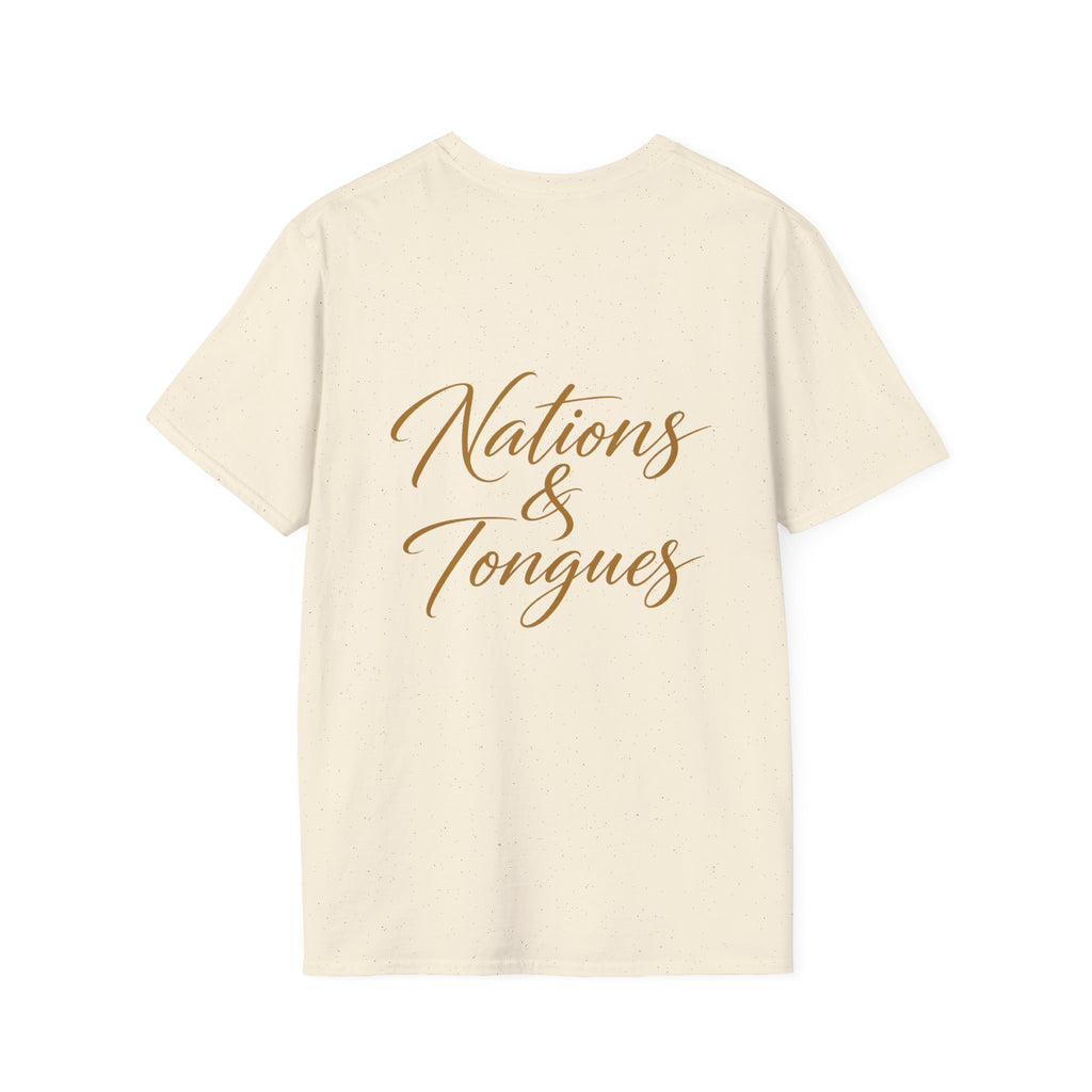 Jesus Nations & Tongues T-Shirt — Revelation 7:9 Multicultural Faith Tee
