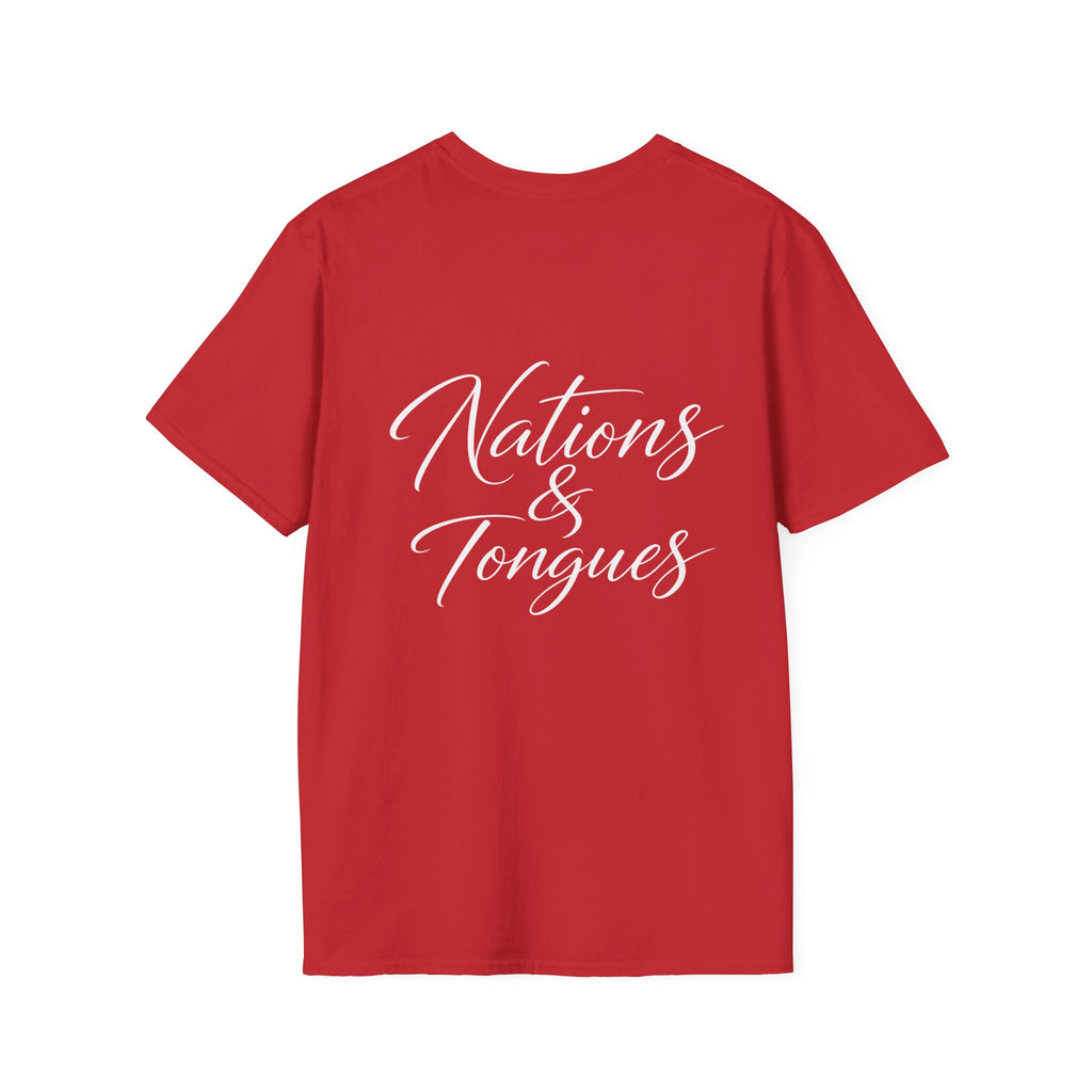 Jesus Nations & Tongues T-Shirt — Revelation 7:9 Multicultural Faith Tee
