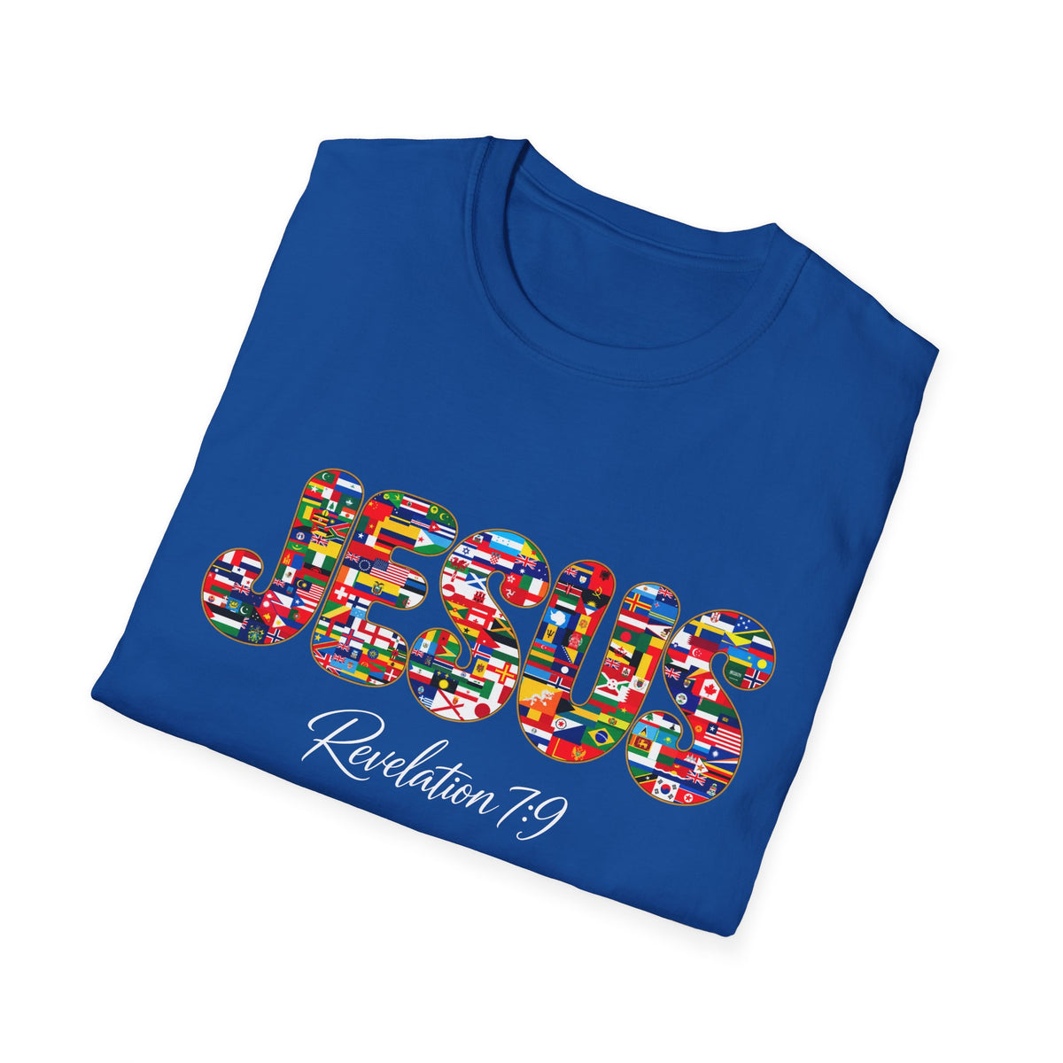 Jesus Nations & Tongues T-Shirt — Revelation 7:9 Multicultural Faith Tee