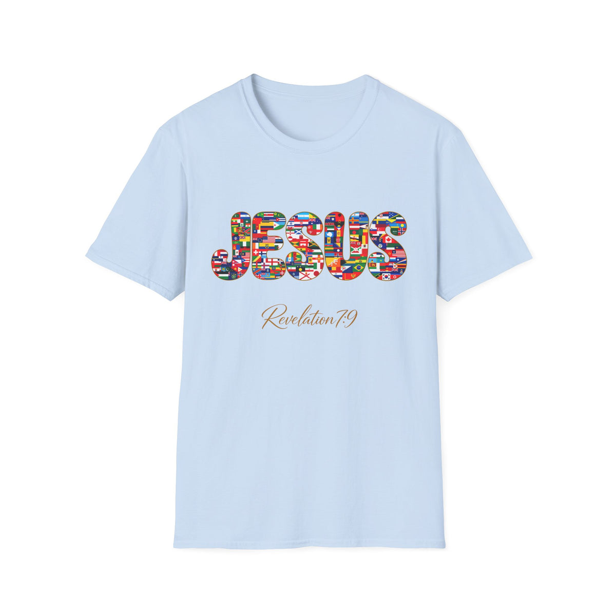 Jesus Nations & Tongues T-Shirt — Revelation 7:9 Multicultural Faith Tee