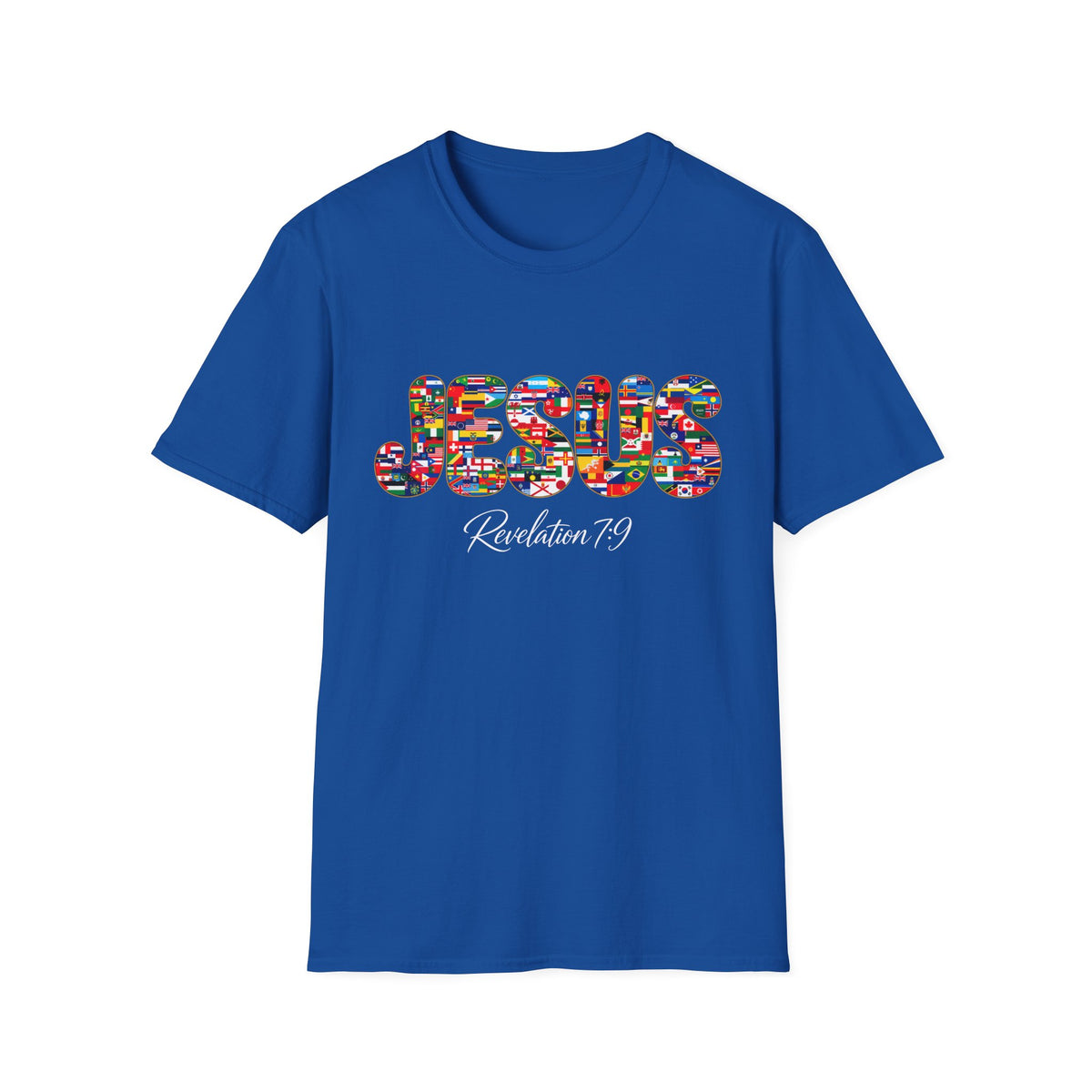 Jesus Nations & Tongues T-Shirt — Revelation 7:9 Multicultural Faith Tee