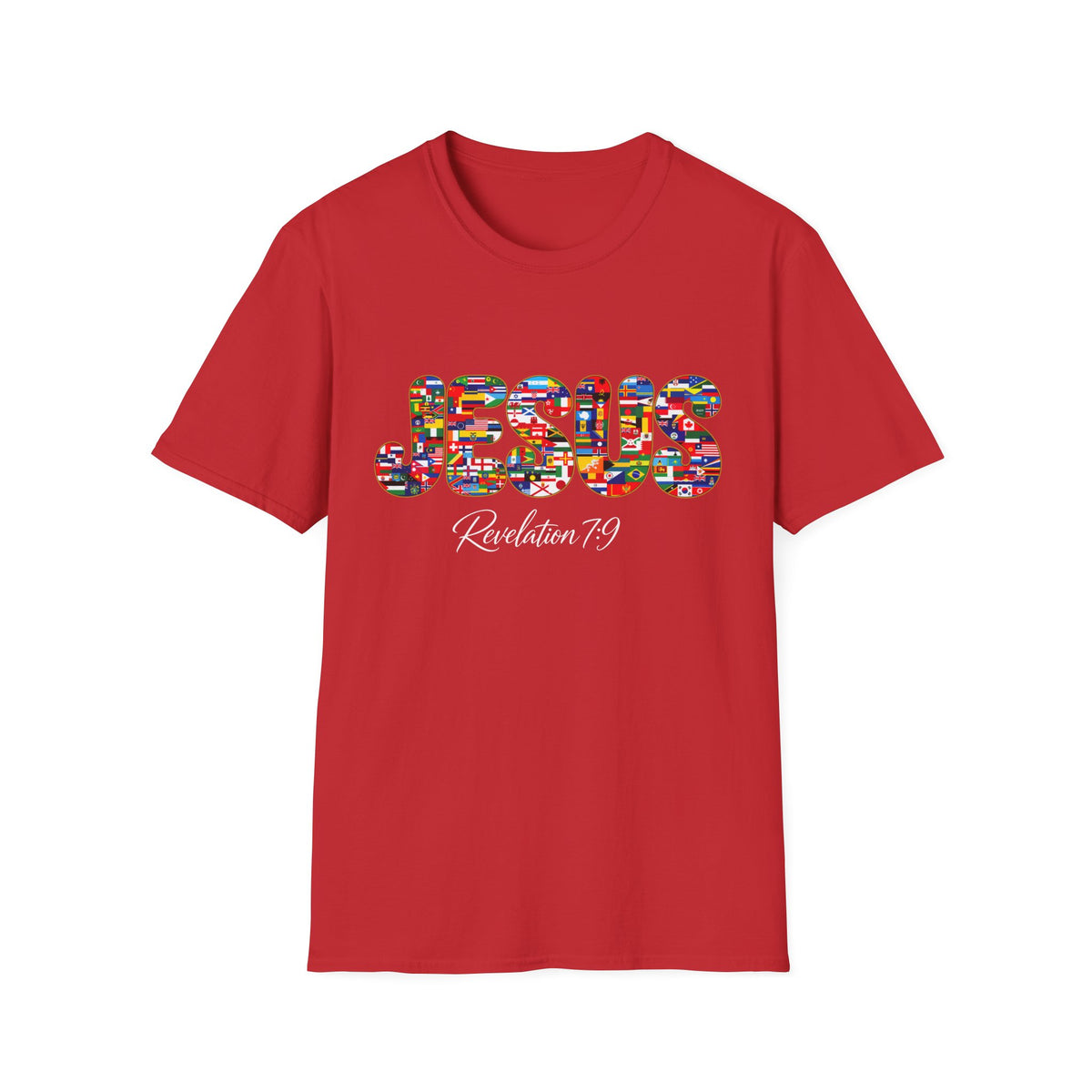 Jesus Nations & Tongues T-Shirt — Revelation 7:9 Multicultural Faith Tee