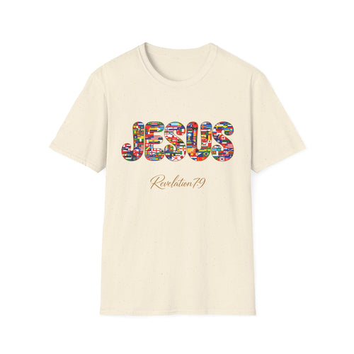 Jesus Nations & Tongues T-Shirt — Revelation 7:9 Multicultural Faith Tee
